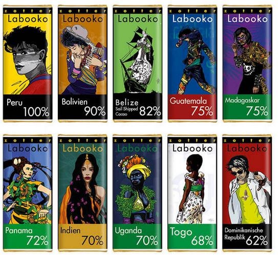 Labooko Mini Variation "Dunkle Schokoladen"