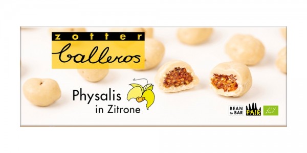 Physalis in Zitrone