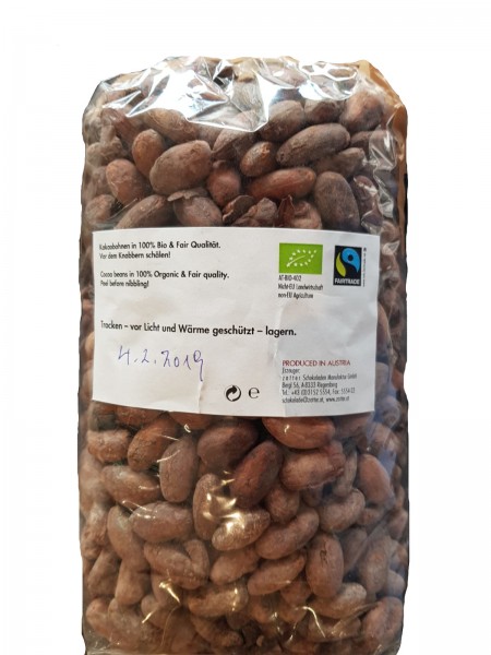 Kakaobohnen geröstet