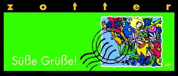 Süße Grüße! - Beerenemulsion in Weiß