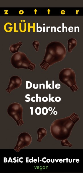 Glühbirnchen – Dunkle Schoko 100%