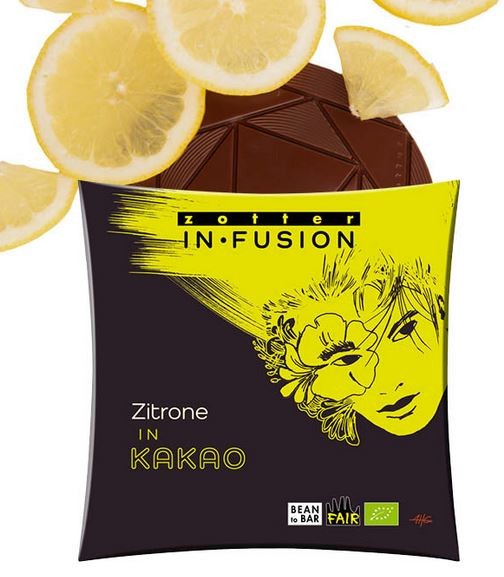 Zitrone in Kakao
