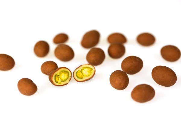 Pistazien in Mandelnougat