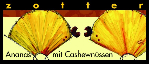 Ananas mit Cashewnüssen