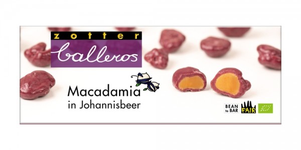 Macadamia in Johannisbeer